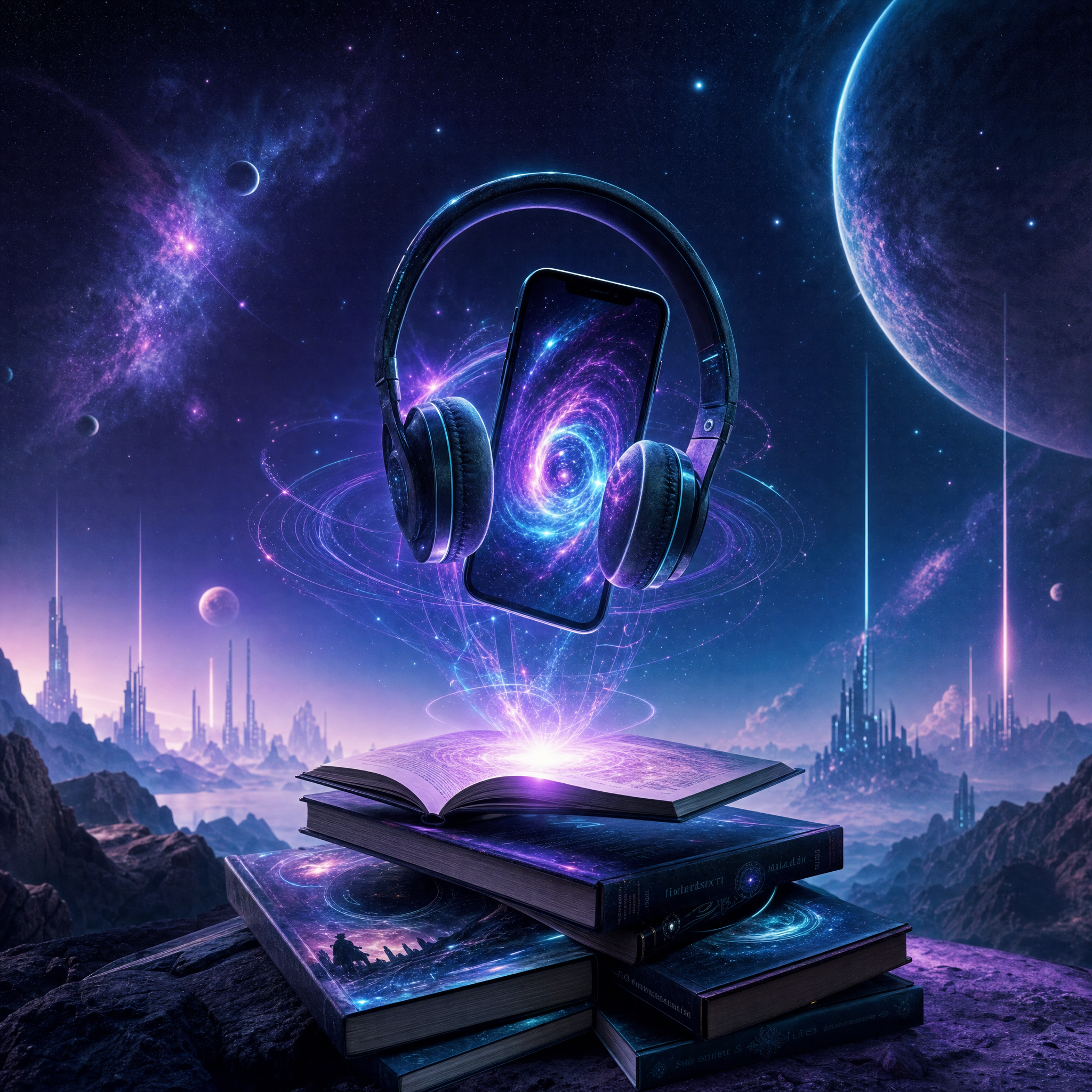 Audiolivros de ficção científica e fantasia